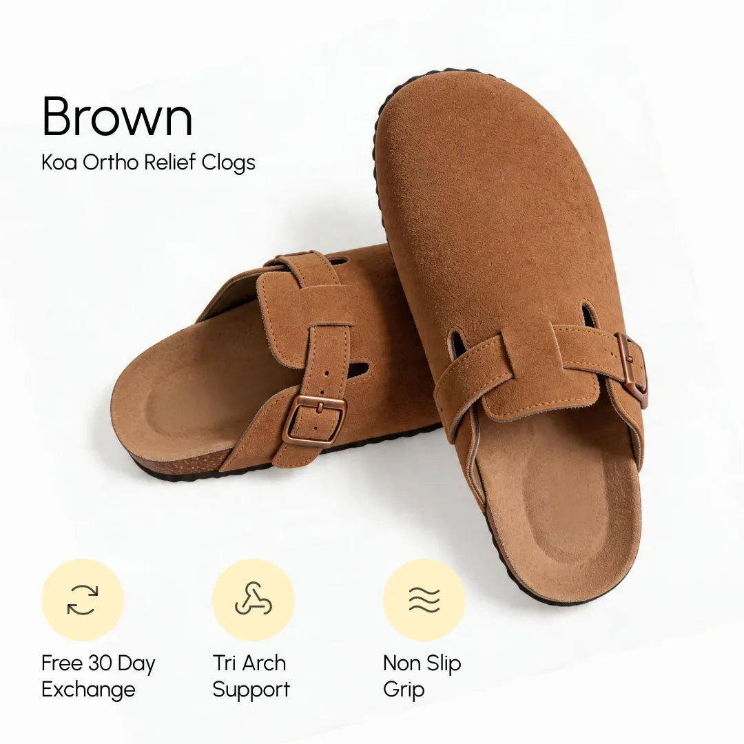 Koa | Ortho Relief Suede Clog